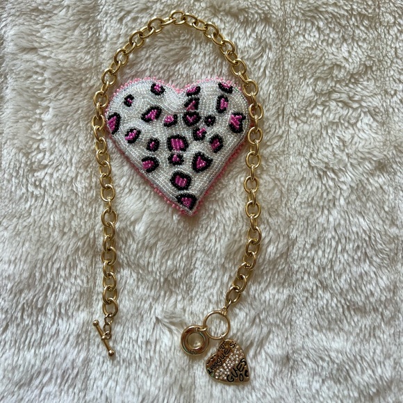 Ladies Guess Large Chain Short Necklace - Picture 4 of 6